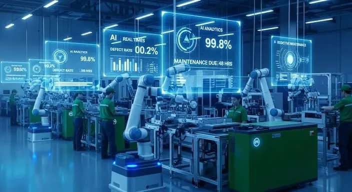 entrepot robotique moderne